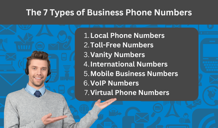 7 types of business phone numbers